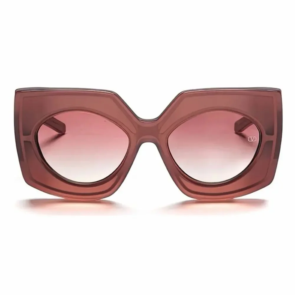 New! Valentino V SOUL VLS 127B Designer Brown Sunglasses, Authentic